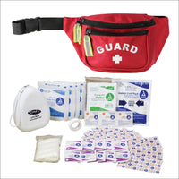 Kemp USA Hip Pack with GUARD Logo and First Aid Supply Pack (S1)