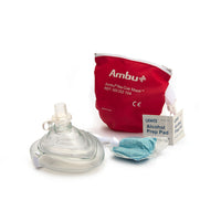 Kemp USA Ambu CPR Mask In Red Pouch