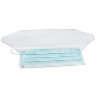 Kemp USA Surgical Face Masks with Ear Loops and Plastic Shield (Pack Of 50)