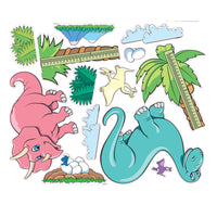 Pedia Pals Pediatric Dinosaur Wall Decal Kit