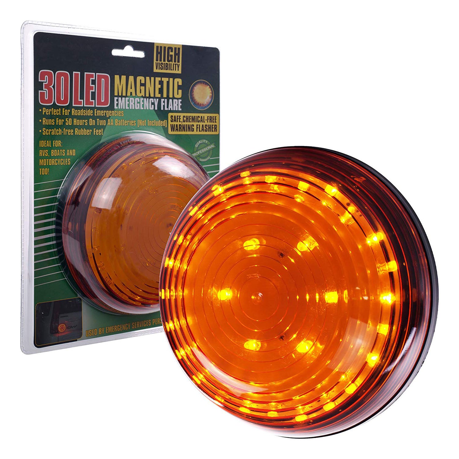 Mayday 30 LED Warning Light with Magnetic Base