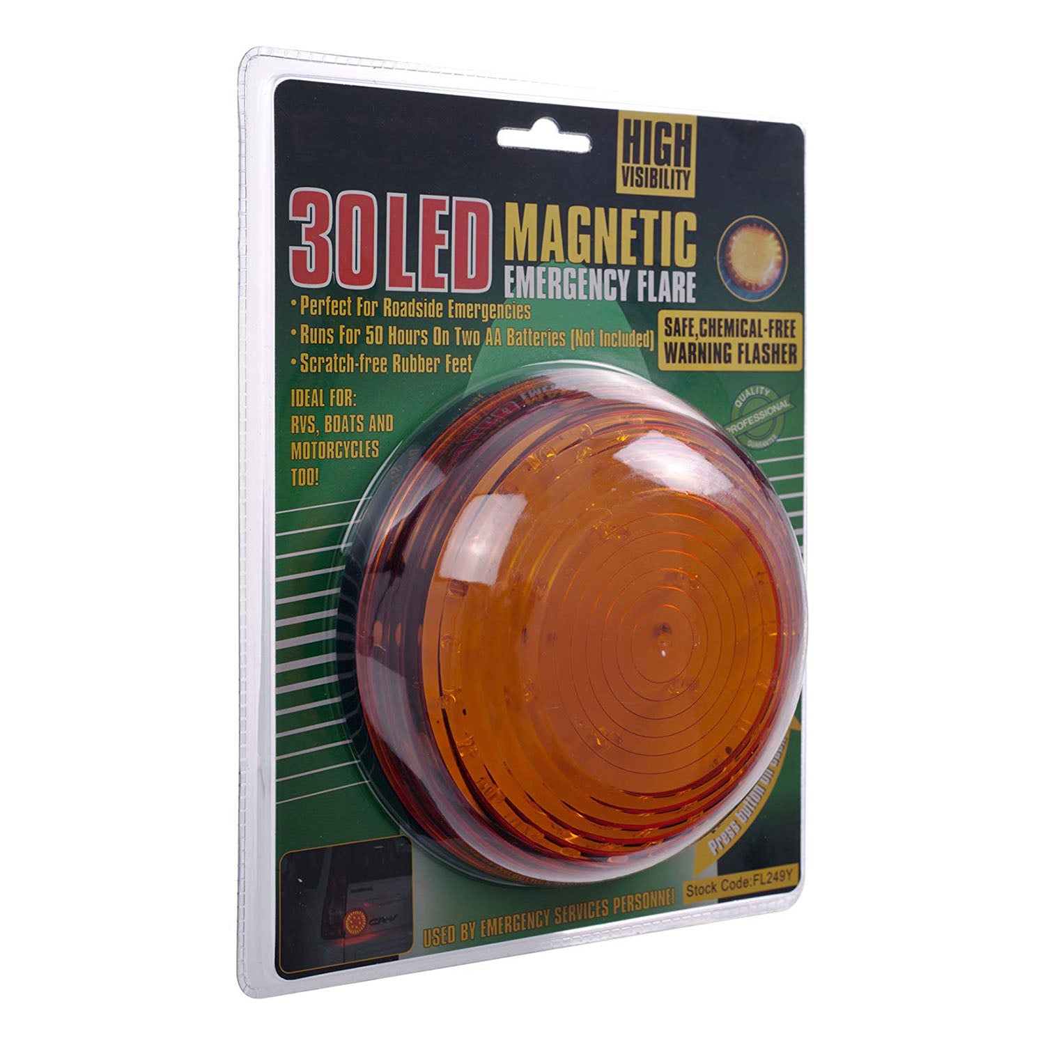 Mayday 30 LED Warning Light with Magnetic Base
