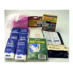 MayDay 55 Piece Sanitation Kit For Portable Toilet Kit