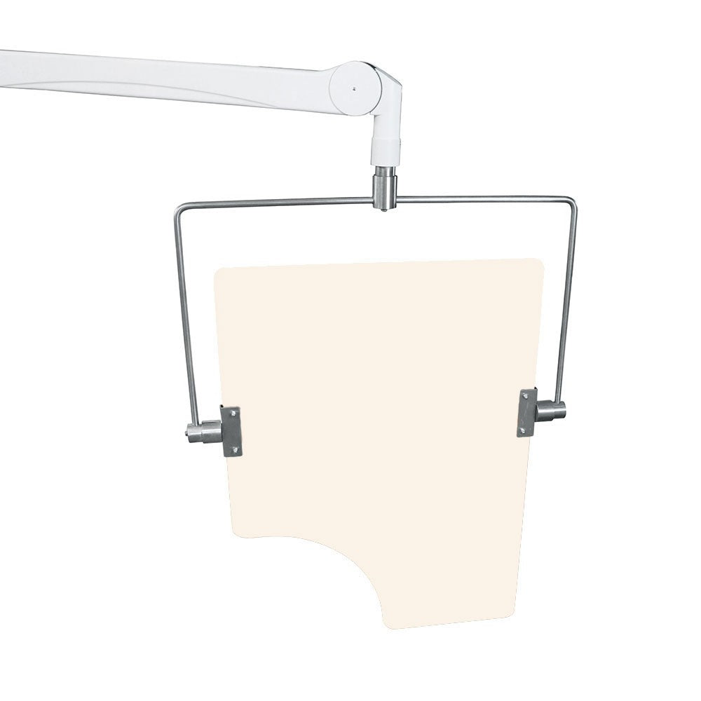 Phillips Safety Ceiling-Mounted Lead Acrylic Barrier with Torso Cutout