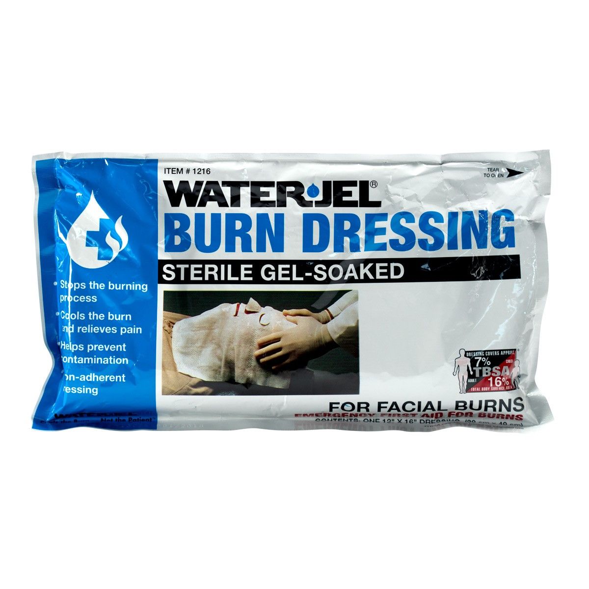 First Aid Only 12" x 16" Facial Burn Dressing