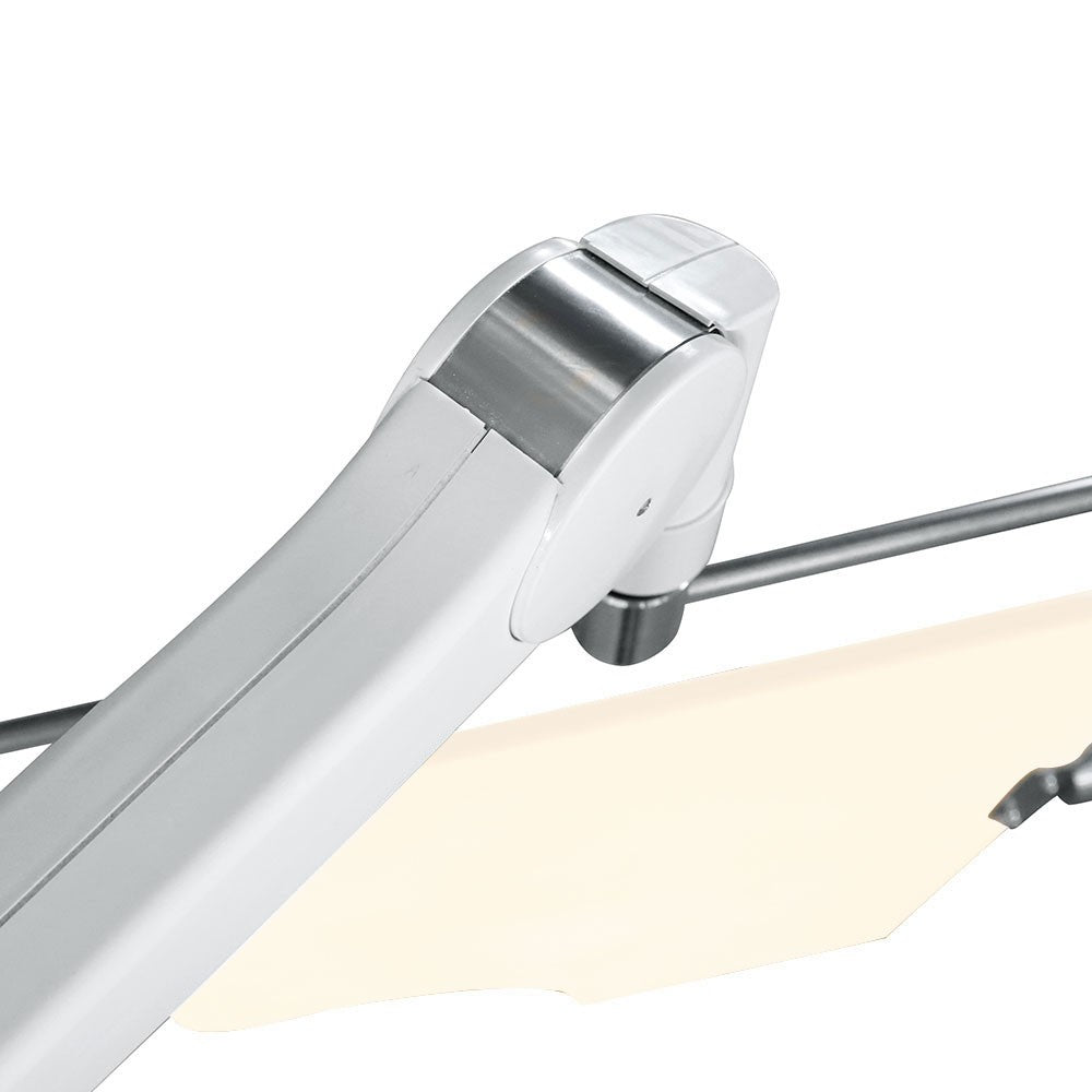 Phillips Safety Ceiling-Mounted Lead Acrylic Barrier with Lead Curtain and Exam Light