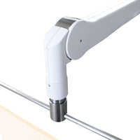Phillips Safety Ceiling-Mounted Lead Acrylic Barrier with Lead Curtain and Exam Light