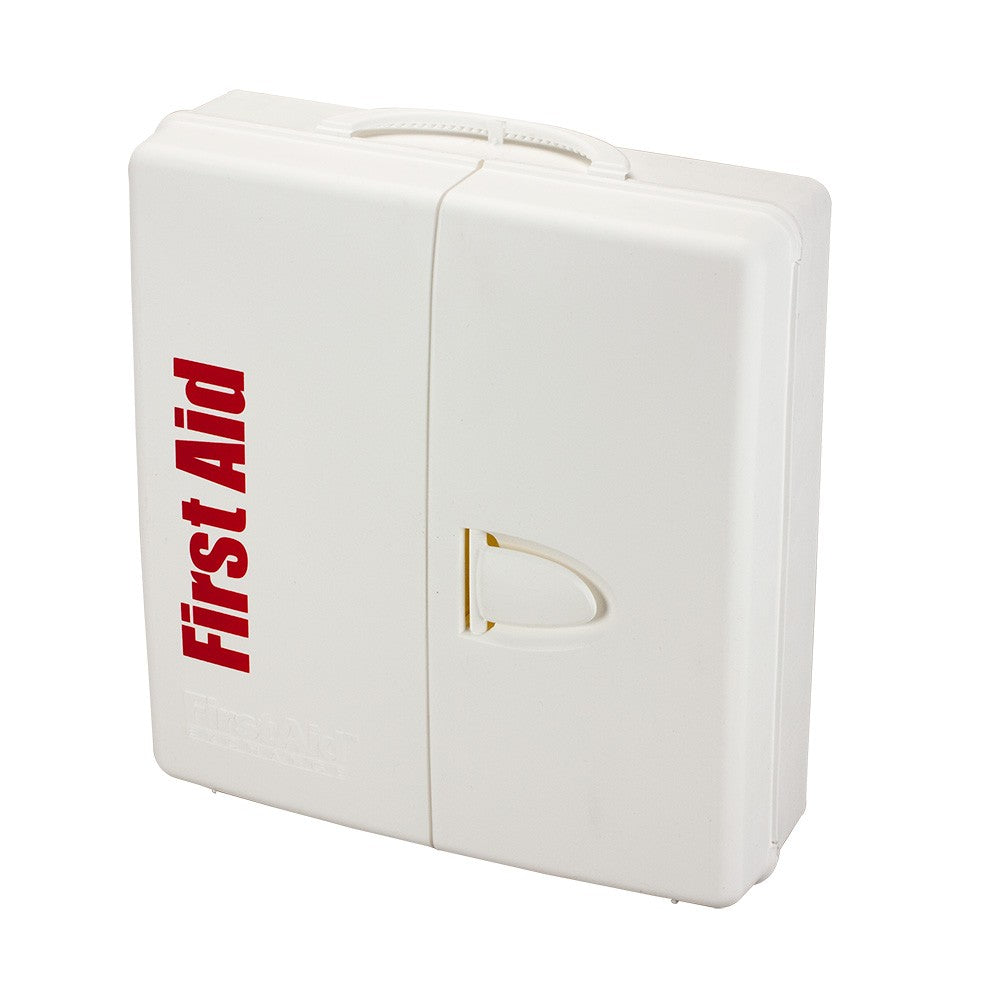 First Aid Only 50 Person Large Plastic Smart Compliance Food Service Cabinet Without Medications