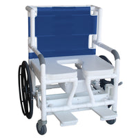 ConvaQuip 140-26BAR-24W Bariatric Shower Commode Transfer Chair