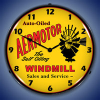 Aermotor Windmill 14" LED Wall Clock