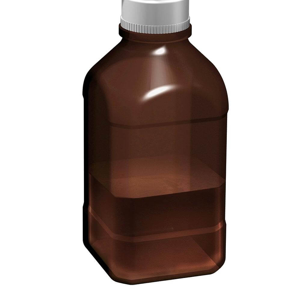 Scilogex Borosilicate Glass Autoclavable Amber Bottle (45mm Neck)