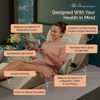 Avana Kind Bed Orthopedic Support Pillow Comfort System