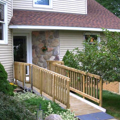 Rampit USA 39" Wide Wood Aluminum Wheelchair Ramps