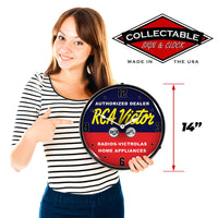 RCA Victor Authorized Dealer 14" LED Wall Clock