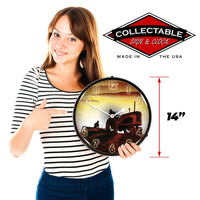 Working in the Field 14" LED Wall Clock