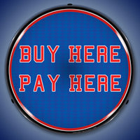 Buy Here Pay Here 14" LED Front Window Business Sign
