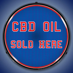 CBD Oil Sold Here 14" LED Front Window Business Sign