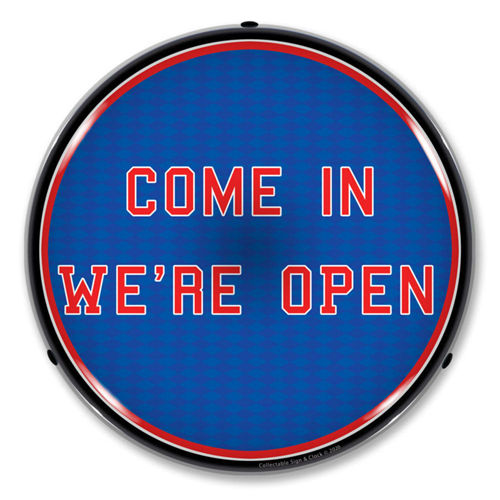 Come in Were Open 14" LED Front Window Business Sign