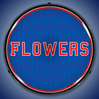 Flowers 14" LED Front Window Business Sign