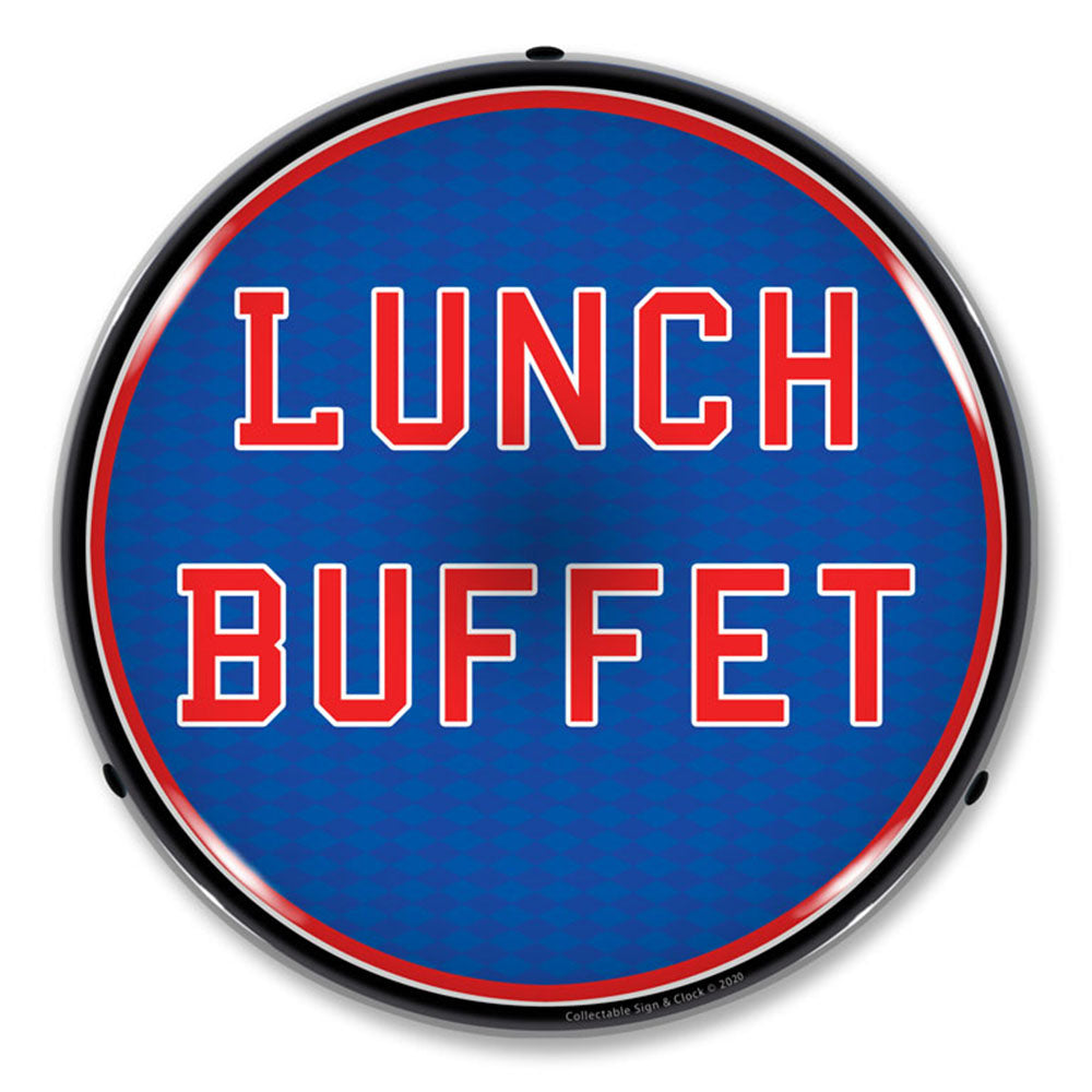 Lunch Buffet 14" LED Front Window Business Sign