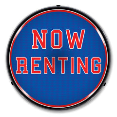 Now Renting 14" LED Front Window Business Sign