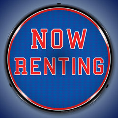 Now Renting 14" LED Front Window Business Sign