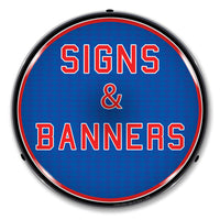 Sign & Banners 14" LED Front Window Business Sign