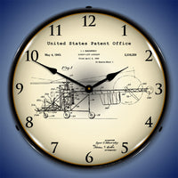 Sikorsky Helicopter 1940 Patent 14" LED Wall Clock