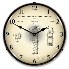 Pez Candy Dispenser 1952 Patent 14" LED Wall Clock