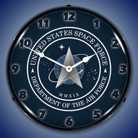 Space Force 14" LED Wall Clock