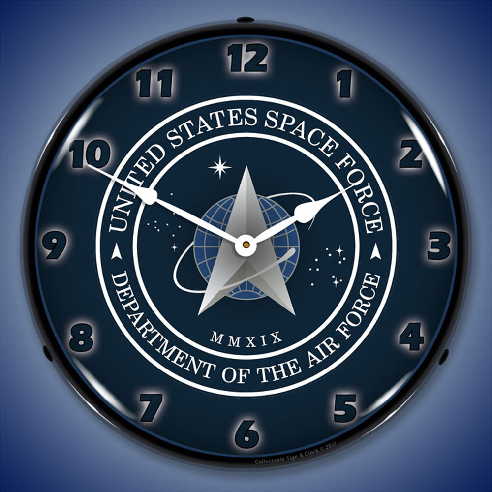 Space Force 14" LED Wall Clock