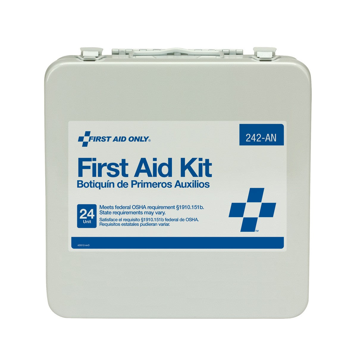 First Aid Only 24 Unit First Aid Kit, Metal Case