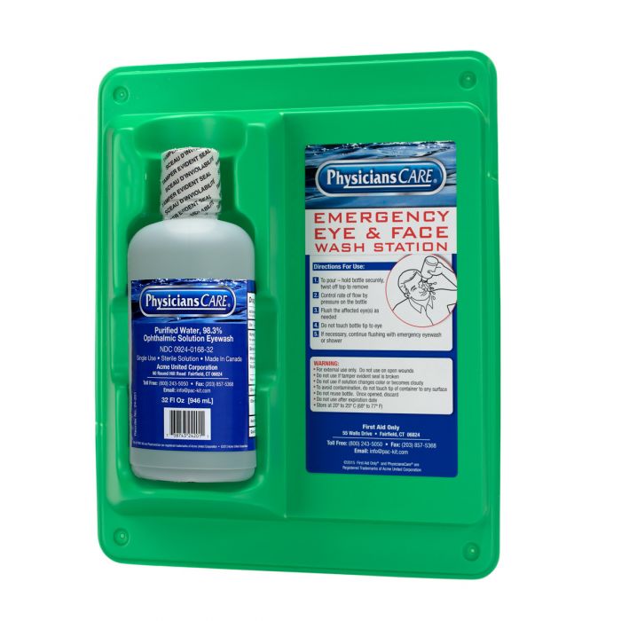 First Aid Only 32 oz. Single Eyewash Station Screw Cap Bottle