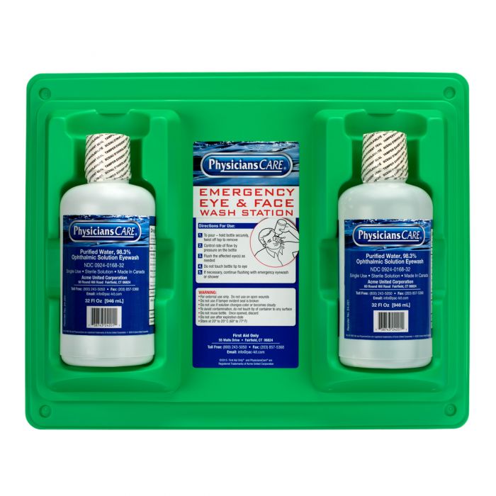 First Aid Only 32 oz. Double Eyewash Station Screw Cap Bottle
