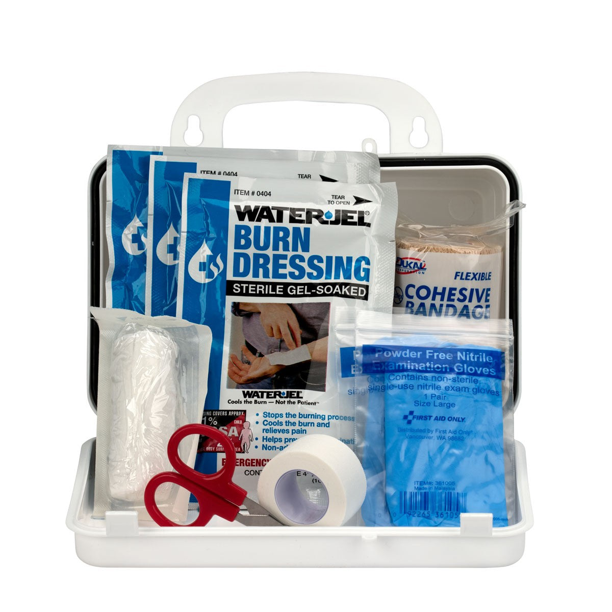 First Aid Only Burn Care Kit, Plastic Case