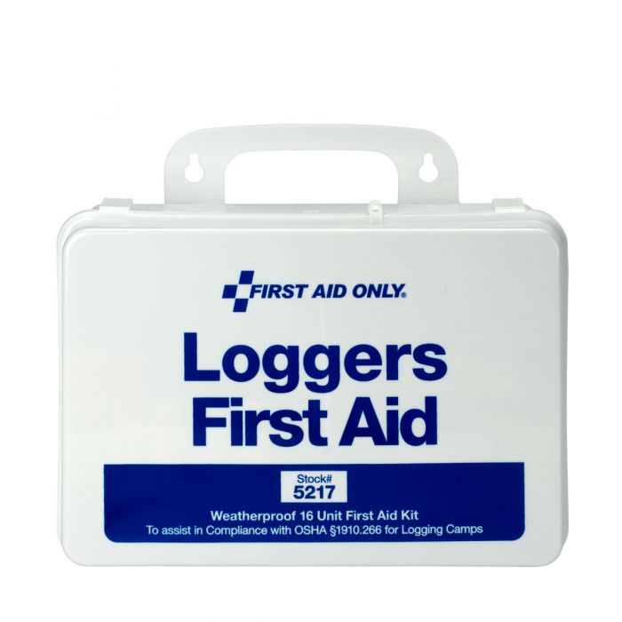 First Aid Only 25 Person Loggers First Aid Kit, Plastic Case, Custom Logo