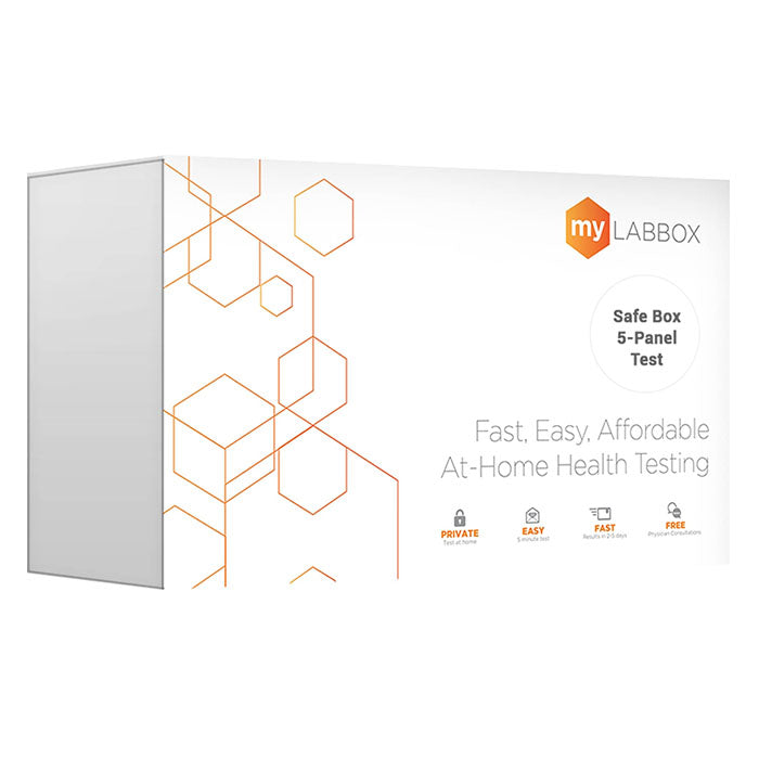 MyLab Box Safe Box - 5 Panel At Home STD Test Pack