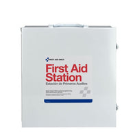 First Aid Only 100 Person 3 Shelf First Aid Steel Cabinet, Custom Logo