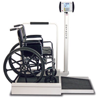 Detecto 6495 Stationary Heavy-Duty Wheelchair Scale