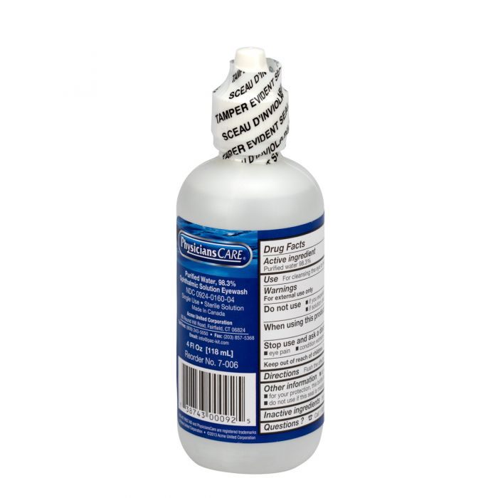 First Aid Only 32 oz. Screw Cap Eyewash Bottle