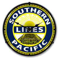 Southern Pacific Lines 14" LED Wall Clock