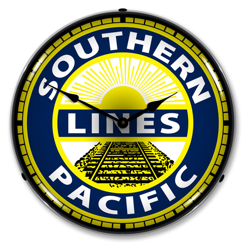 Southern Pacific Lines 14" LED Wall Clock