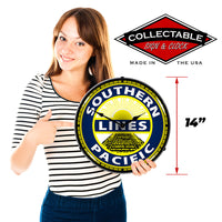Southern Pacific Lines 14" LED Wall Clock