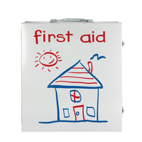 First Aid Only Pediatric 3 Shelf First Aid Metal Station