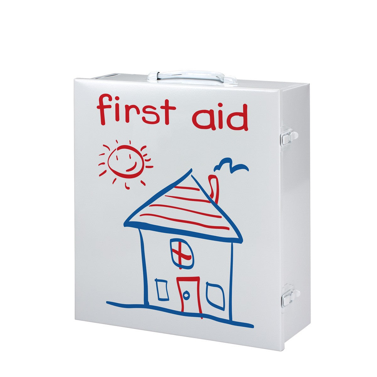 First Aid Only Pediatric 3 Shelf First Aid Metal Station
