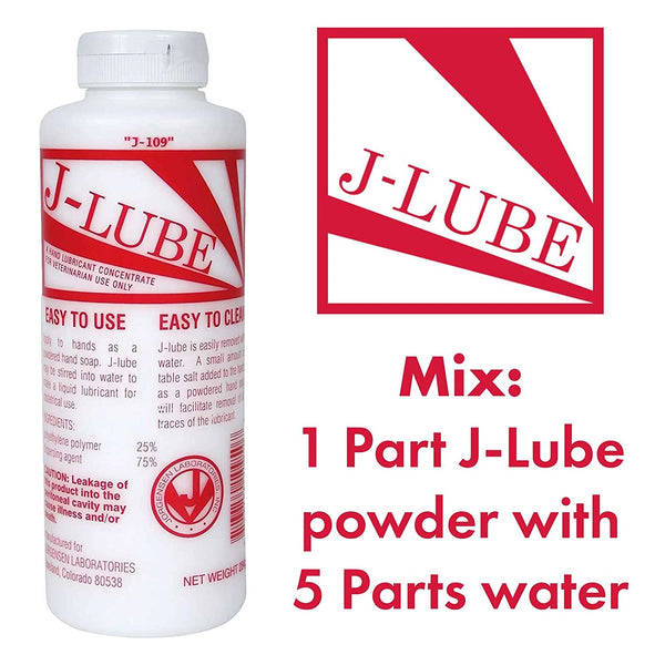 J-Lube Powder 10oz | Concentrated Veterinary OB Lubricant