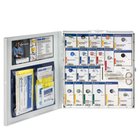 First Aid Only Large Workplace First Aid Kit with Metal Cabinet