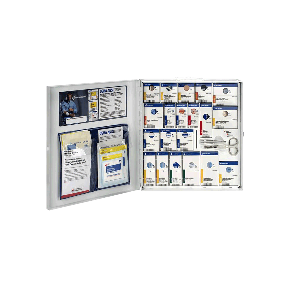 First Aid Only Large Metal, Smart Compliance, Food Service Version, No Meds