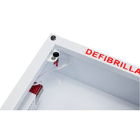 Cubix Safety Standard Compact AED Cabinet with Alarm & Strobe