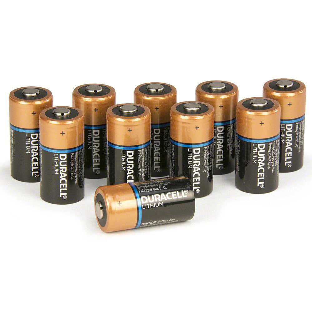 ZOLL AED Plus Type 123 Replacement Lithium Batteries (Set of 10)